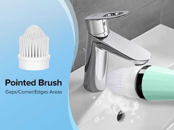  cordless scrubber for tub and shower bathtub scrubber electric bathroom spin brush cleaner