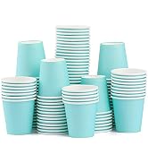 100 Pack 3oz Paper Cups, Bathroom Cups Disposable,Moushwash Cups Small Snack Cups for Water, Juic...