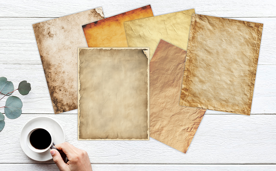 vintage writing paper old antique looking Letter Size stationary paper