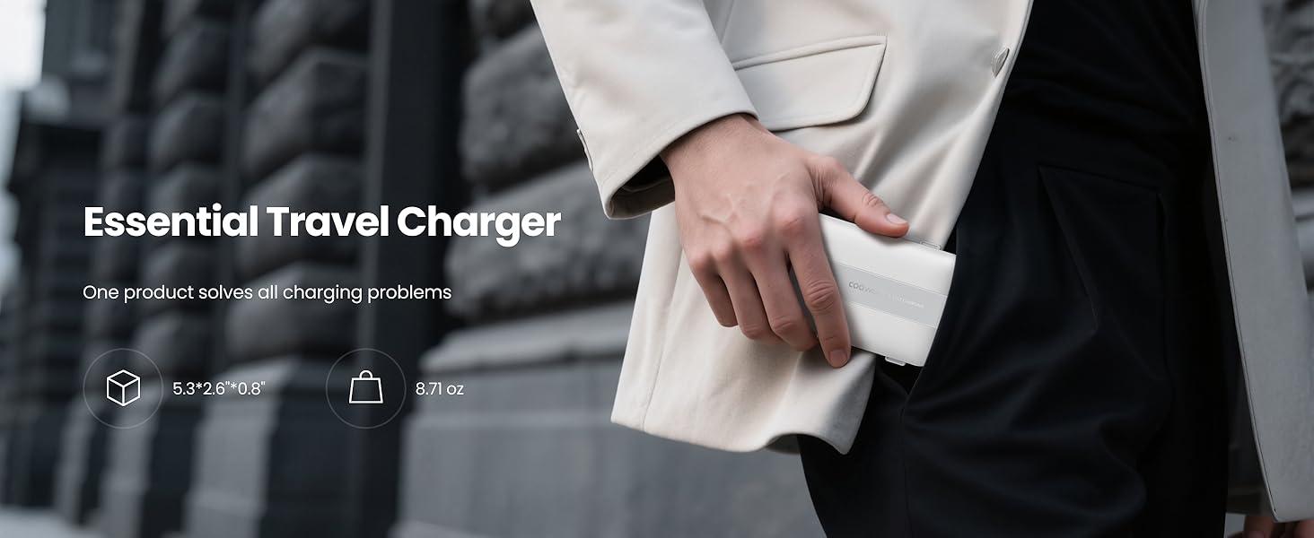 Essential Travel Charger-White
