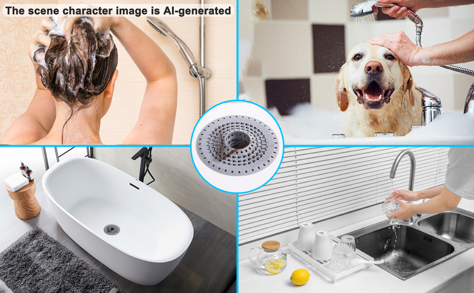 Tub Shower Drain Hair Trap/Strainer