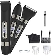 Hatteker 4-in-1 Multifunction Body Hair Trimmer for Men