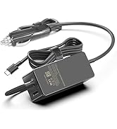100W USB C Laptop Car Charger for Dell Latitude/Dell XPS, Lenovo Thinkpad/Yoga/IdeaPad, MacBook P...
