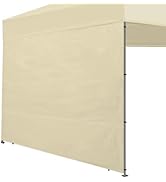 Joramoy Instant SunWall for 10x10 Pop Up Canopy, Canopy Walls 10x10 for Outdoor Instant Canopies,...