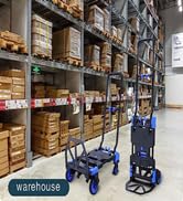 2-in-1 Folding Hand Truck Dolly 330LB Load Carrying Foldable Dolly