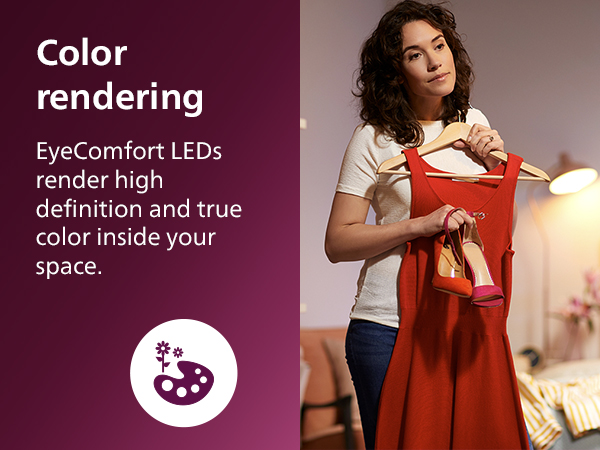 Philips; LED; EyeComfort; flicker free; no glare; CRI; 