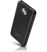 Byobyc Portable Charger, Compact 10000mAh Power Bank with Type-C Cable, 22.5W Fast Charging Exter...
