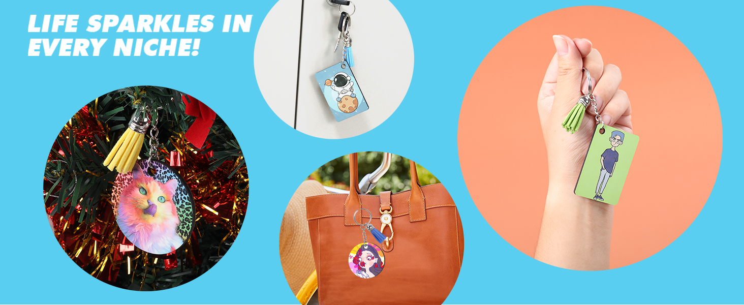 rectangle sublimation keychain blanks