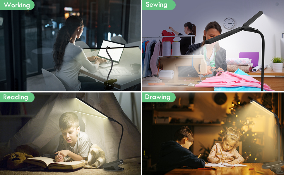 led desk lamp desk lamps desk lamps for office desk lamp for college dorm room clamp-on desk lamps