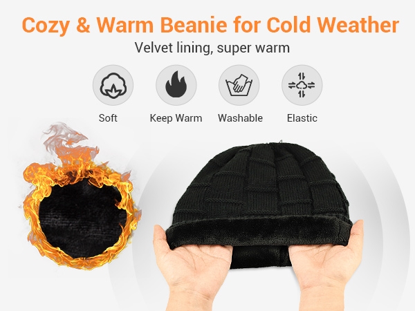 beanie with headphones