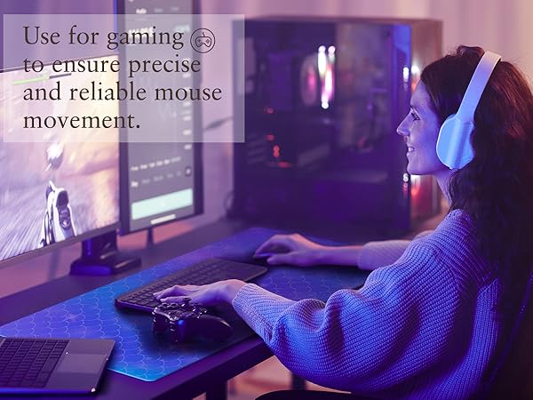 Use for gaming to ensure precise and reliable mouse movement.