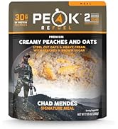 Peak Refuel Creamy Peaches and Oats | Chad Mendes Signature Meal | Premium Freeze-Dried Variety M...