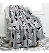 Jekeno Penguin Blanket Birthday for Dad Women Kids Boys Teens Presents Home Bedroom Living Room A...