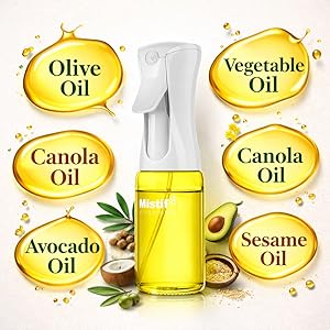 olive oil spray bottle for frying baking grilling diet cooking