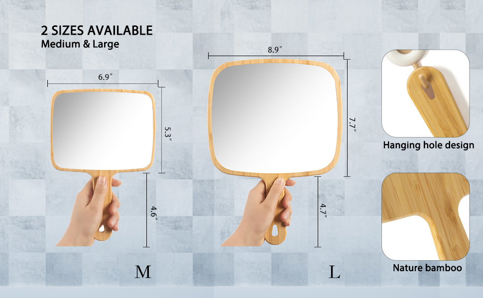 handheld mirror
