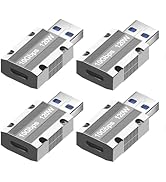 WENZIYAXU 10Gbps USB C Female to USB Male Adapter, Zinc Alloy Type C to USB A Adapte High-Speed D...