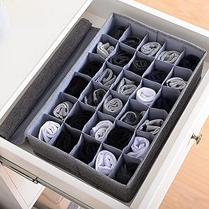 Sock and Underwear Drawer Organizer