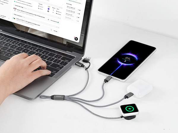Nylon Braided Multi Charger Cable