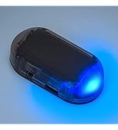PerfecTech Car Solar Power Simulated Dummy Alarm Warning Anti-Theft LED Flashing Security Light w...