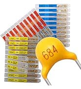 EEEEE 30 Value 300 pcs Multilayer Monolithic Ceramic Capacitor Assortment kit 10pf-10uF Individua...