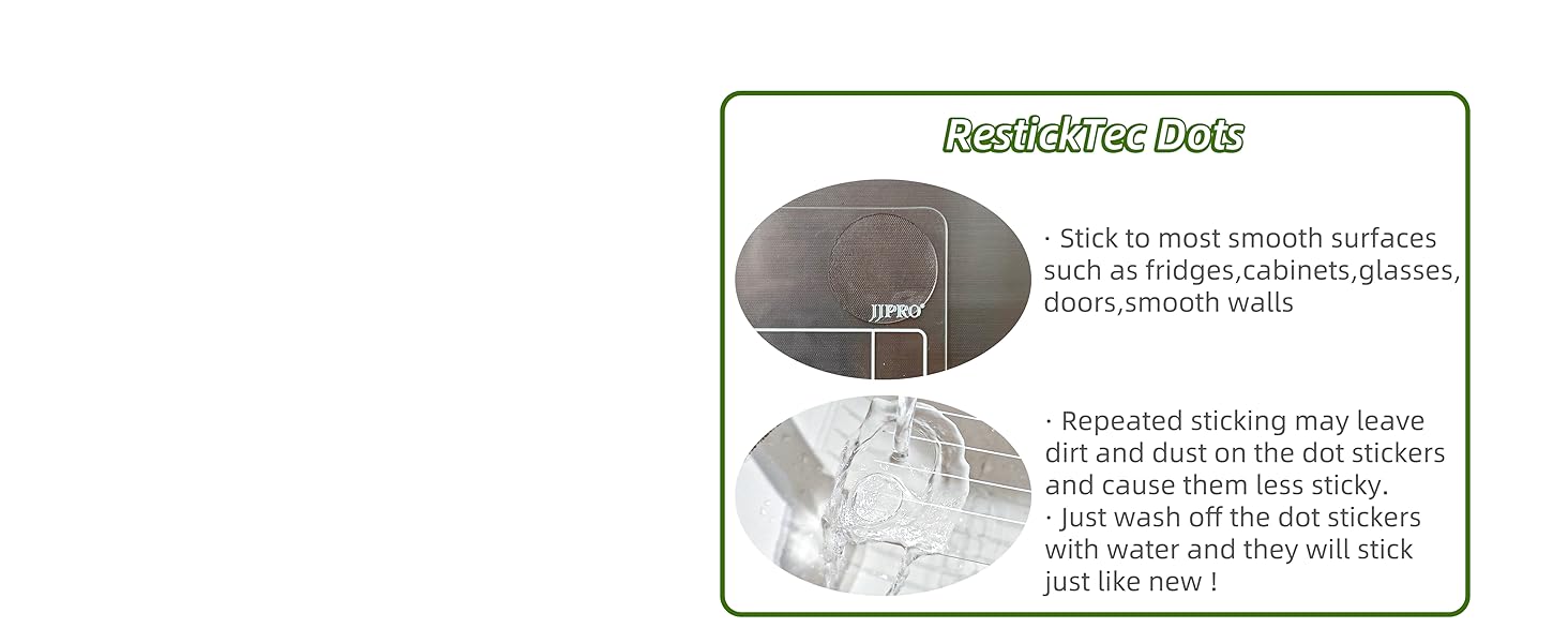 repeated sticking dot stickers