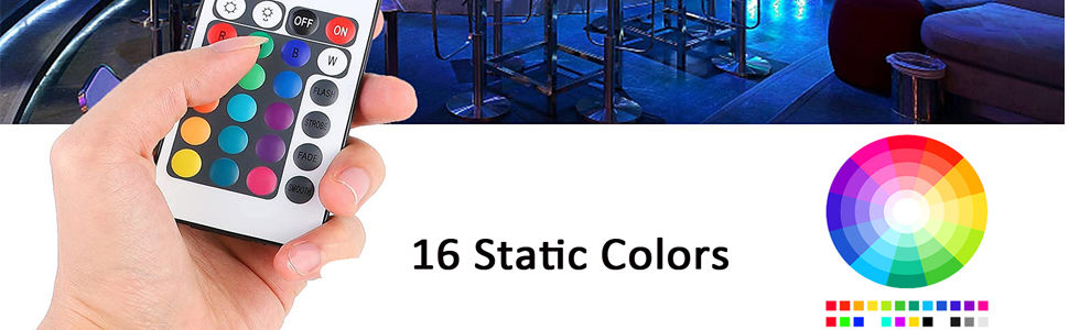 16 static colors