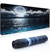 Desk Mat,Large Mouse Pad 35''×15.6''×0.12'' XXL Extended Gaming Mouse Pad Mat with Non-Slip Base ...