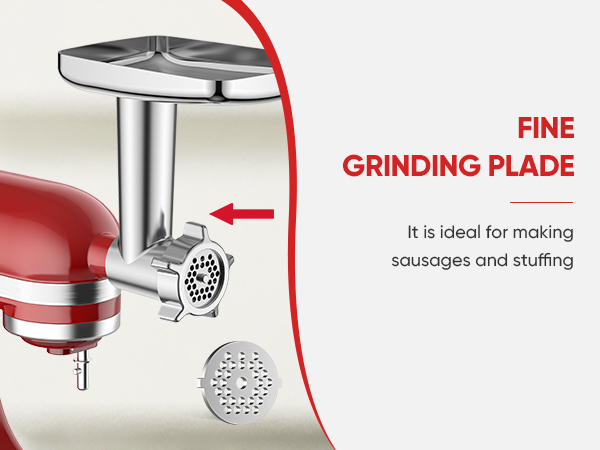 Meat Grinder Attachment for KitchenAid Stand Mixer
