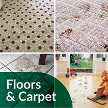 Use Simple Green All-Purpose Cleaner in the kitchen, garage, laundry, on floors &amp; carpet