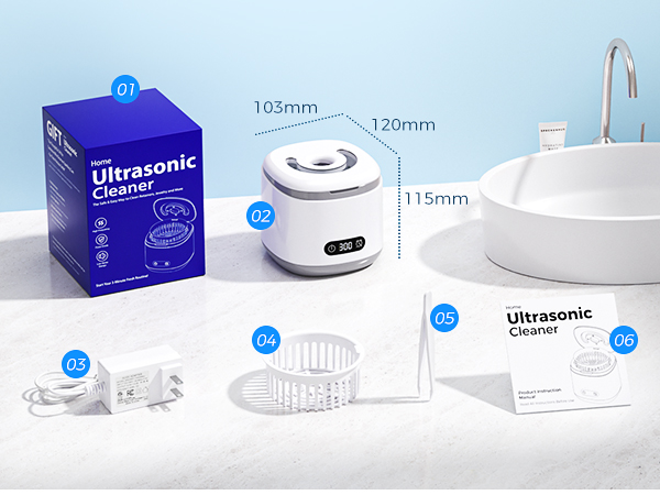 cleaner machine with 200ml dental cleaner machine - 45khz retainer cleaner