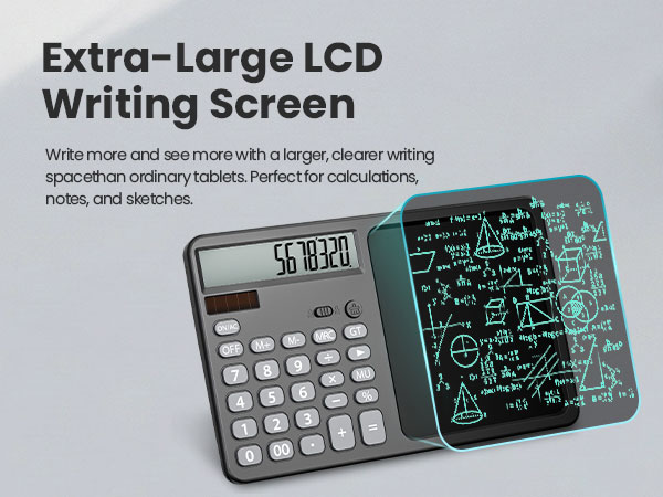 desk calculator large display