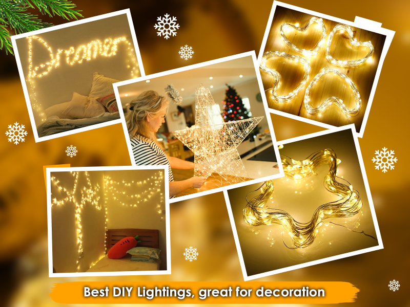 DIY string lights for mason jar or handmade crafts