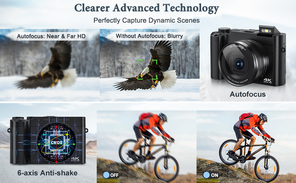 Digital camera with autofocus anti-shake