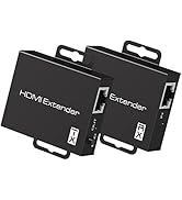 CMSTEDCD HDMI Extender Over Ethernet Cat5e/6 Up to 196Ft Adapter Converter Repeater Balun Transmi...