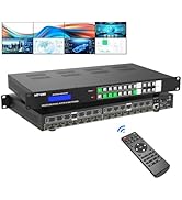 MT-VIKI 4K@60Hz Video Wall Controller 4x2 Seamless 8x8 HDMI Matrix Switcher, Audio Extract, HDCP ...