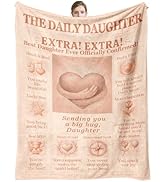 SNUGLYZEN Daughter Blanket from Mom and Dad, Heartfelt Inspirational Gift for Daughter, Cozy Warm...