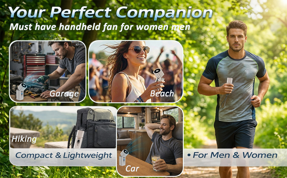 handheld fan for women men