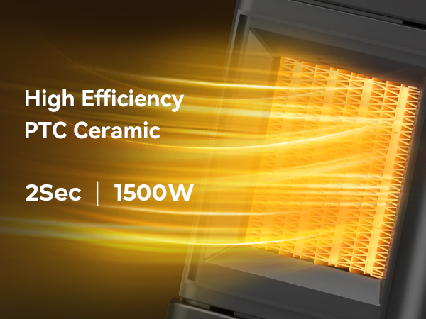 1500W small ceramic space heater