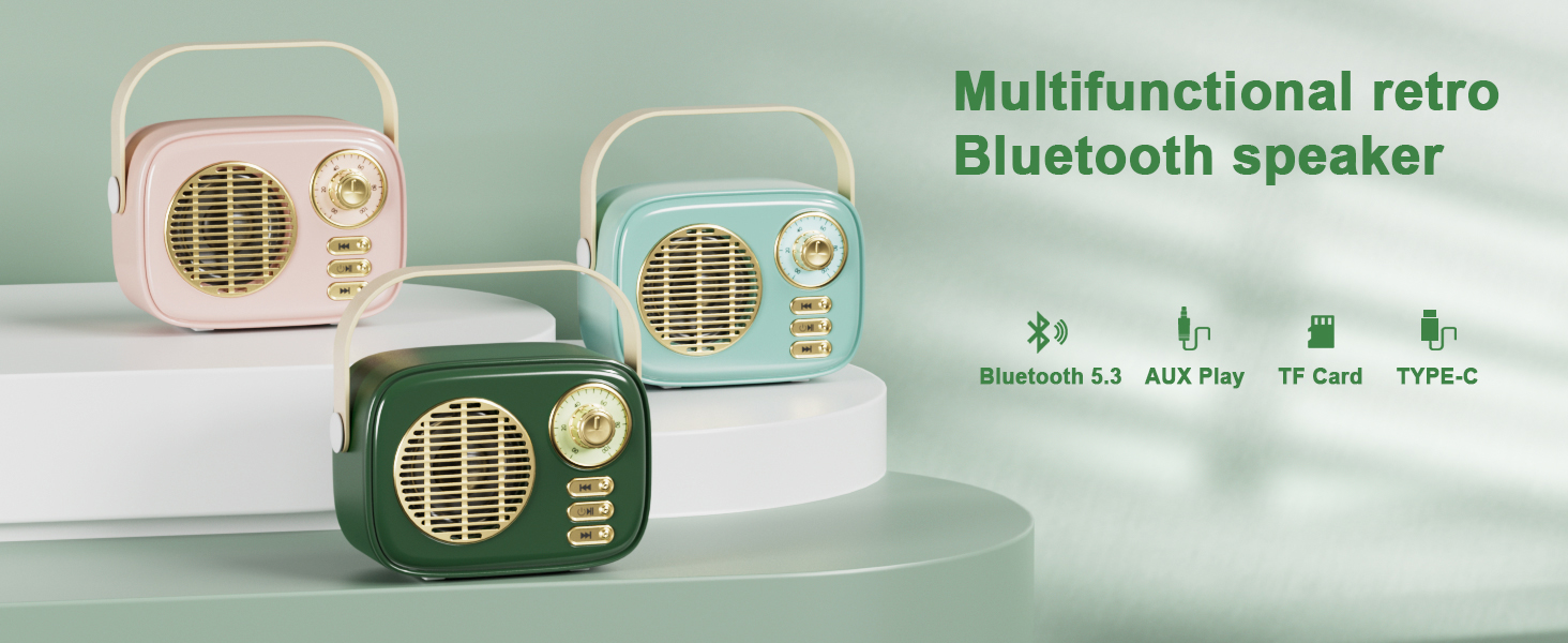 retro bluetooth speaker