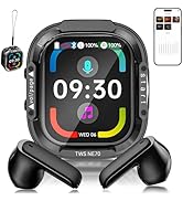 AI Translation Earbuds Real Time Language Translator Wireless Earbuds with Touch LED Screen Activ...