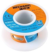 JESSINIE 63-37 Tin Lead Solder Wire 0.8mm for Electrical Soldering Tin 63% Lead 37% Sn63 Pb37 HX-...