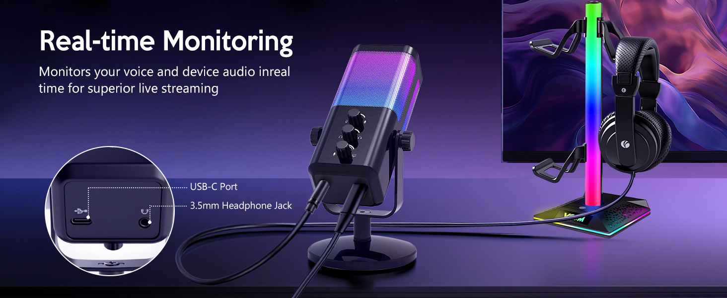 RGB Gaming Microphone 