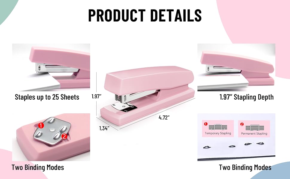 school supplies stapler set cute stapler