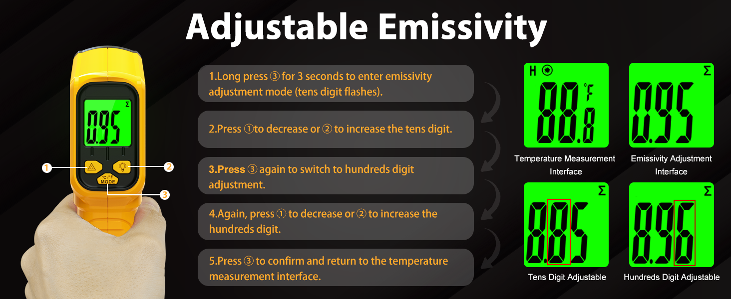 infrared thermometer gun for cooking,ir thermometer