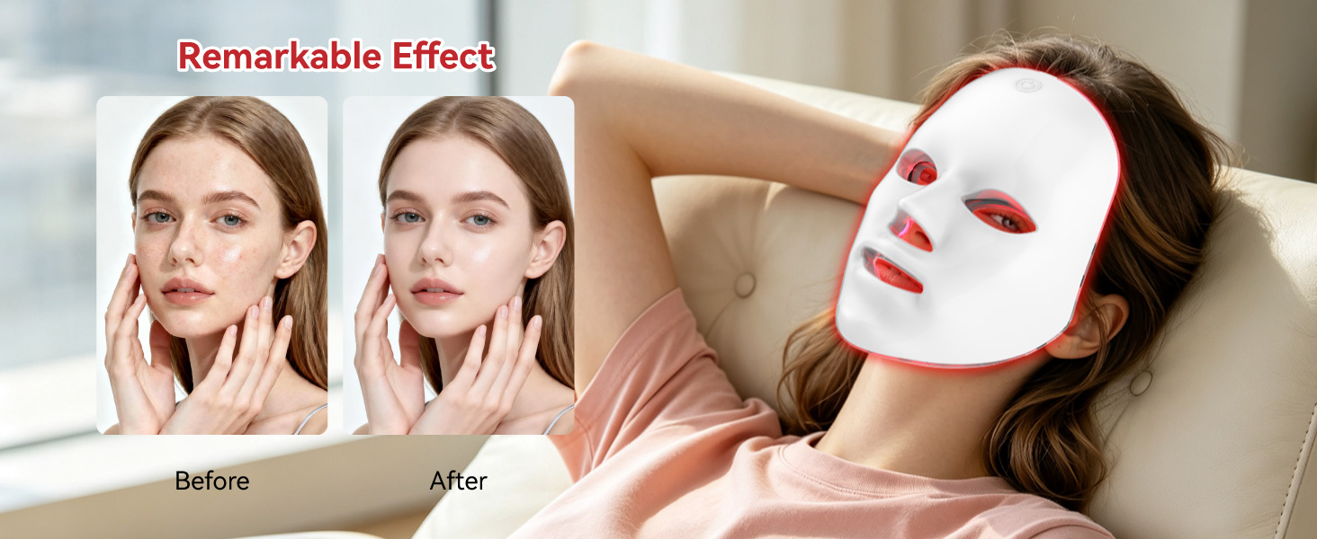 led face mask light therapy