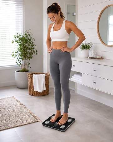 Arboleaf Smart Scale with BMI, Body Fat, Muscle Mass, 14 Composition Metrics