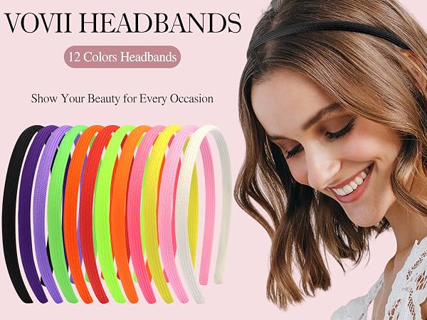 Thin Headbands For Women Girls