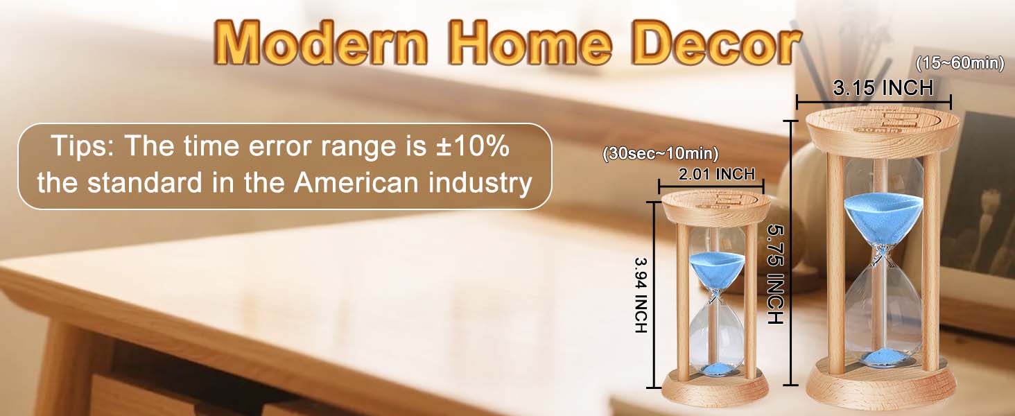 decorative hourglass sand timer