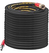 Hourleey 50FT Pressure Washer Hose with 3/8 Inch Quick Connect, High Tensile Wire Power Washer Ho...
