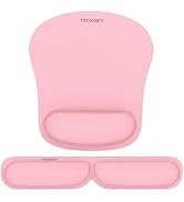 TECKNET Keyboard Wrist Rest and Mouse Pad with Wrist Support, Memory Foam Set for Computer/Laptop...